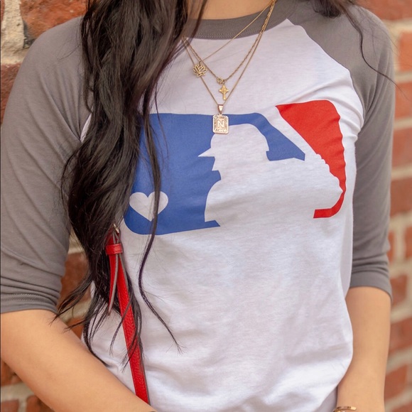 MLB heart logo Raglan - Picture 4 of 4